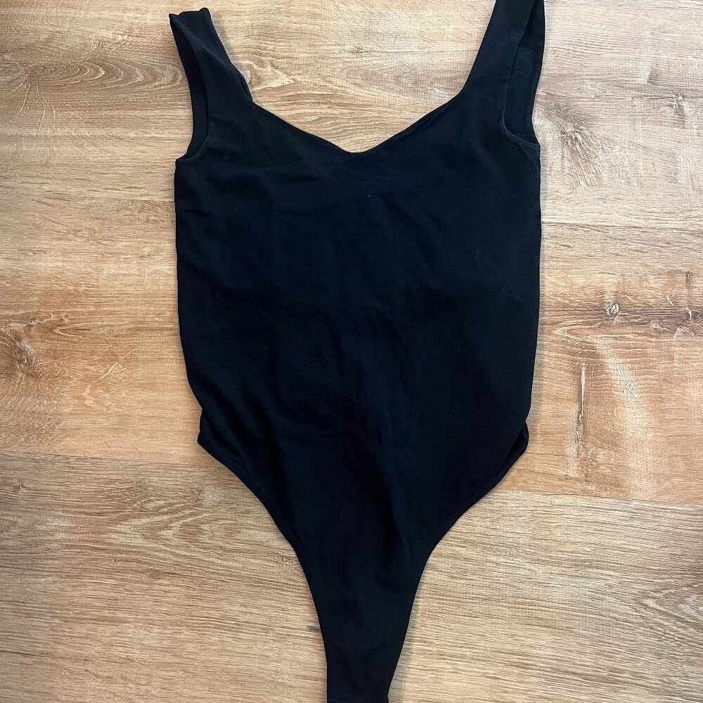 Free People Intimately Black Bodysuit Sleeveless XS/S